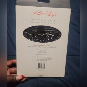 Killer Legs Black Fishnet Pantyhose